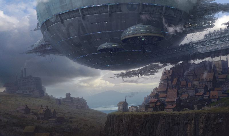 Illustration for article titled Uncharted's Art Director Can Also Draw Cool Spaceships